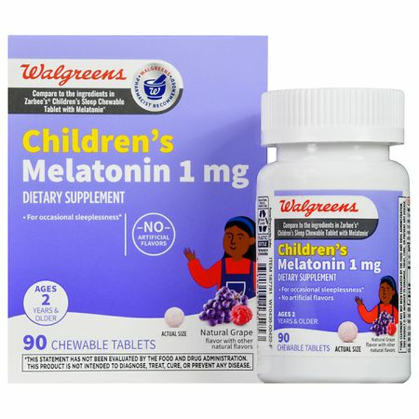 Walgreens Walgreens Children's Melatonin 1 Mg Dietary Supplement