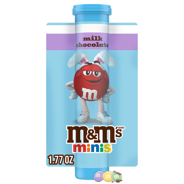 M&M's Minis Milk Chocolate Easter Basket Candy Mega Tube Same-Day