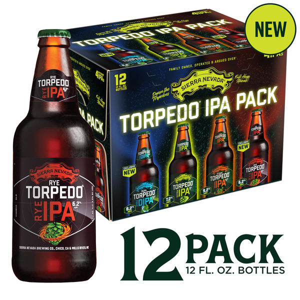 Sierra Nevada Torpedo IPA Pack Craft Beer 12 Pack 12oz Bottles