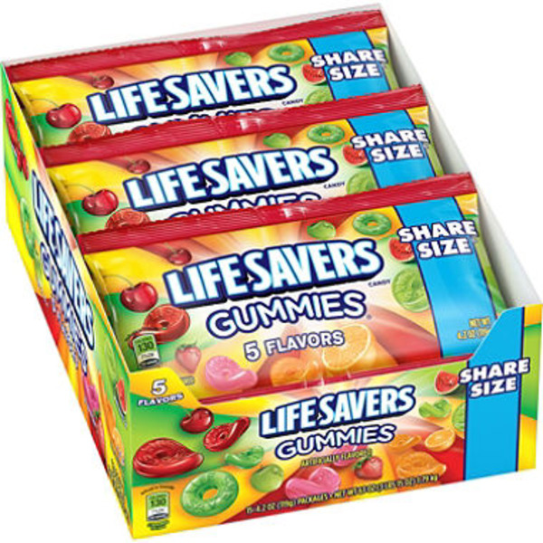 LifeSavers - 5 Flavor Gummies Candy - 15/4.2 oz Bag