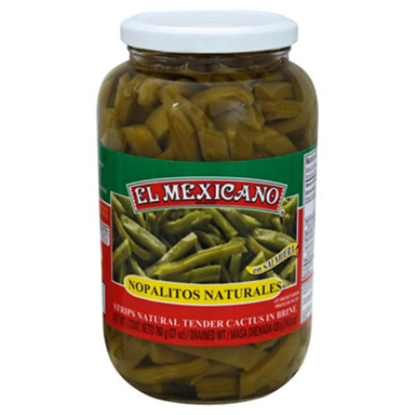 El Mexicano Tender Cactus, Strips Natural, in Brine