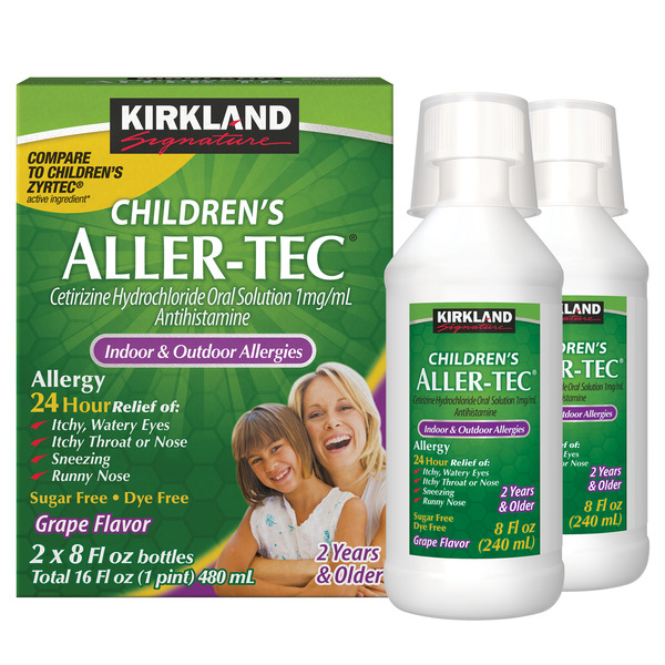 Costco Kirkland Signature Children's Allergy Tablets SameDay Delivery