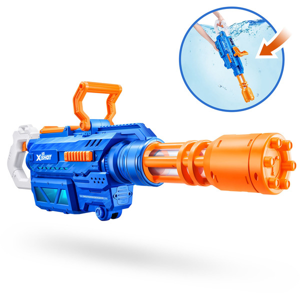 ZURU Toys X-Shot Water Fast-Fill Series 1 Gatling Motor Soaker, Large
