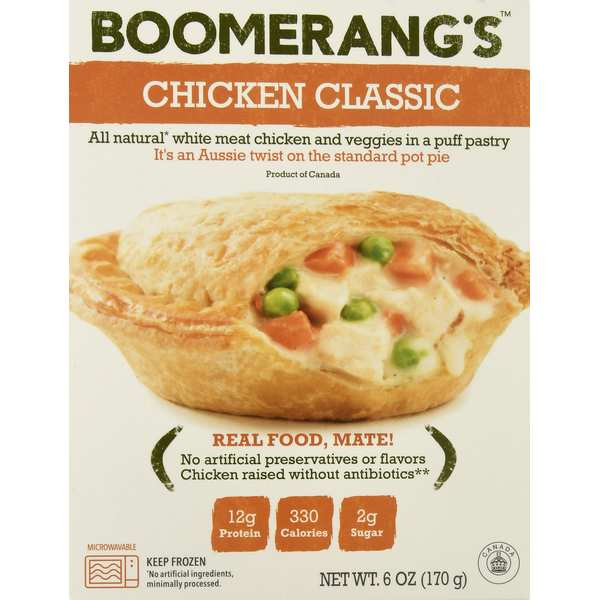 Boomerang S Pie Chicken Classic 6 Oz Instacart