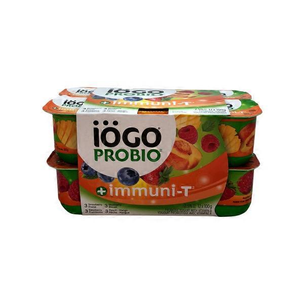 IOGO Mixed Fruit Probiotic Yogurt (100 g) Instacart