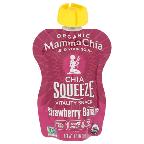 Mamma Chia Organic Strawberry Banana Squeeze