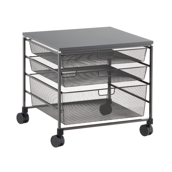 Elfa Printer & Fridge Cart, 22 x 21 x 20.875 Inch - Graphite