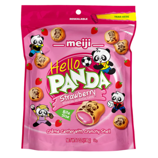 MEIJI HELLO PANDA STRAWBERRY - 6CT