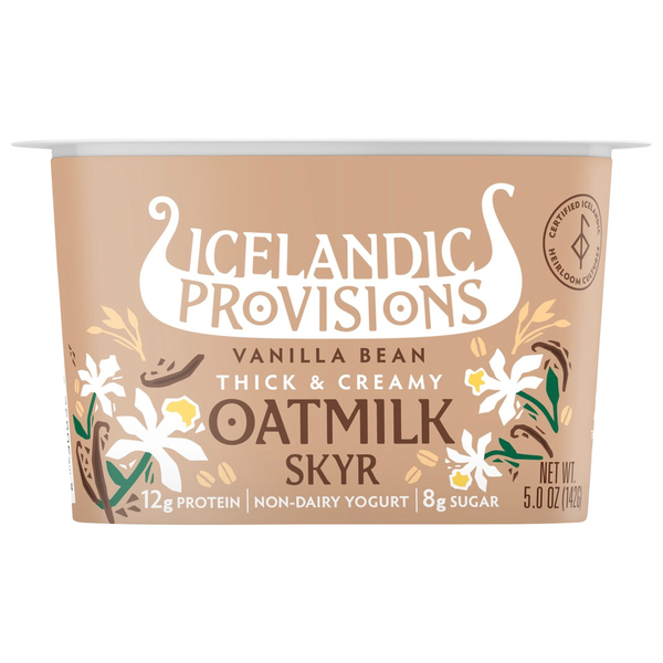 Icelandic Provisions Oatmilk Vanilla Bean Skyr