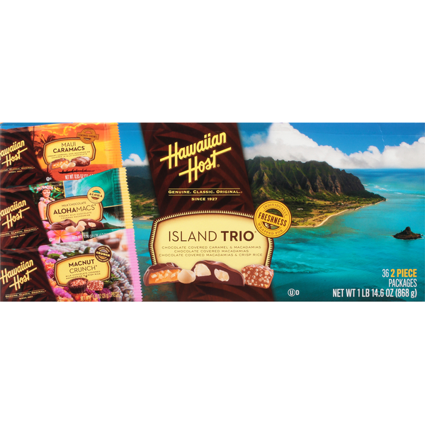 Hawaiian Host Macadamias, Island Trio, Assorted Same-Day Delivery