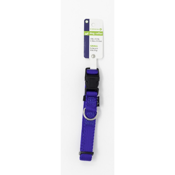 Play On Basic Adjustable Dog Collar, Small - Blue