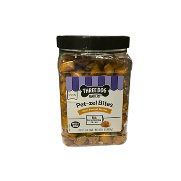 Three Dog Bakery Treats for Dogs, Pet-zel Bites