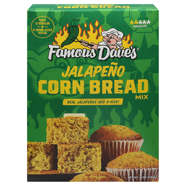 Famous Dave's Corn Bread Mix, Jalapeno Same-Day Delivery | Fiesta Mart