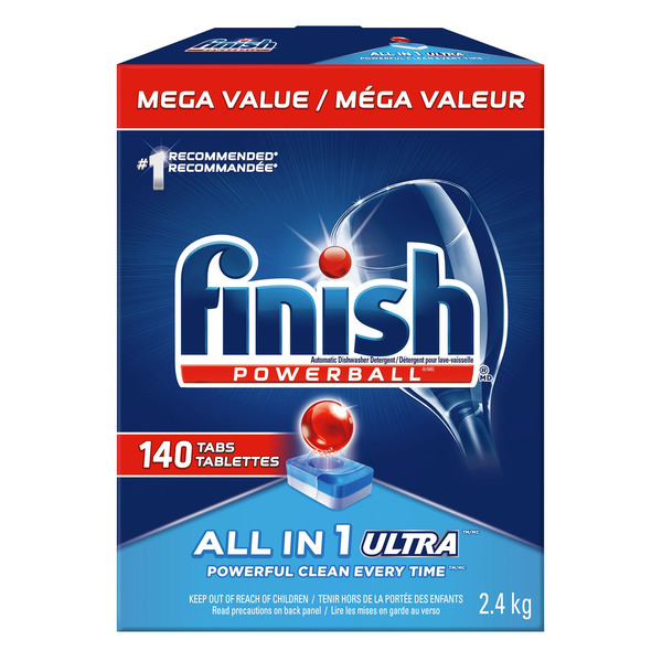 Costco Finish Powerball All in 1 Ultra Dishwasher Detergent SameDay