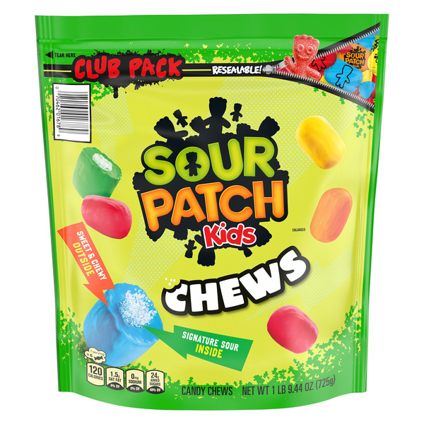 Sour Patch Kids Chews, 25.44 oz
