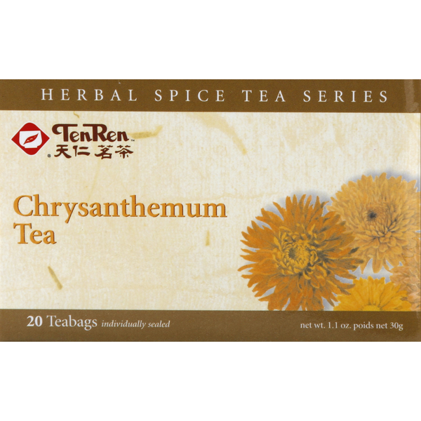 Ten Ren Tea, Chrysanthemum, Teabags