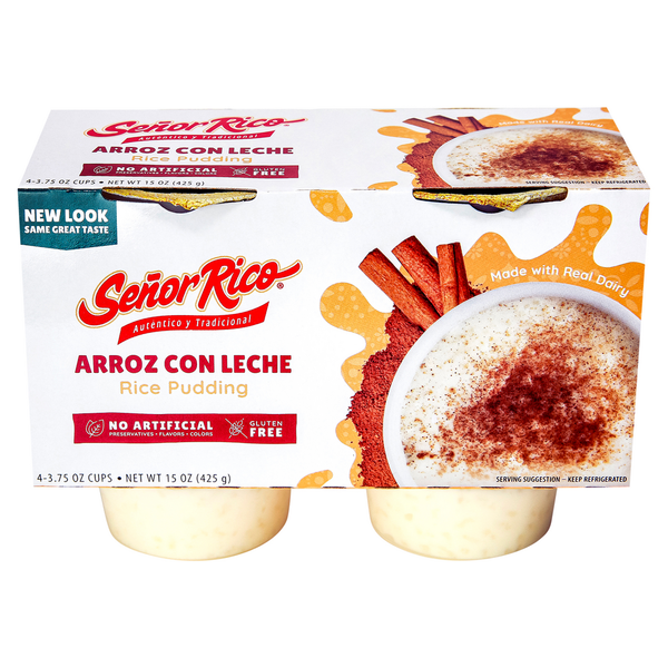 Señor Rico Rice Pudding 3.75 Oz 4 Count Same-Day Delivery or Pickup ...