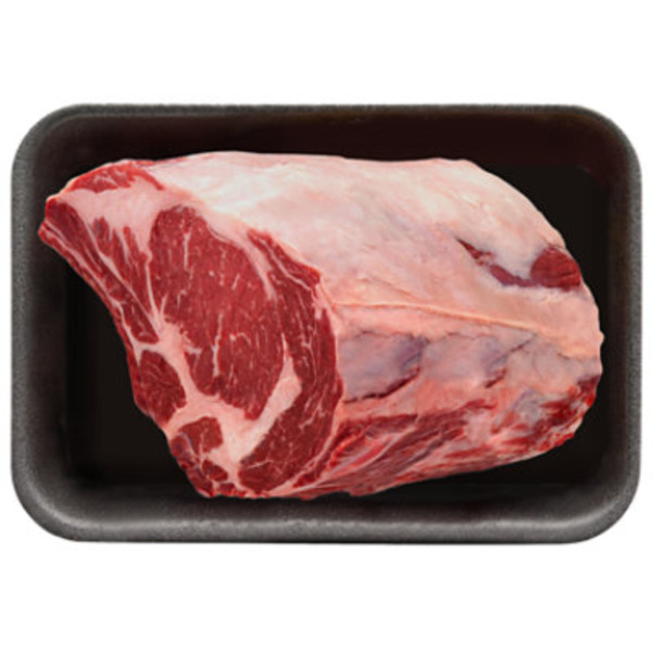 Albertsons USDA Bone In Prime Beef Ribeye Roast