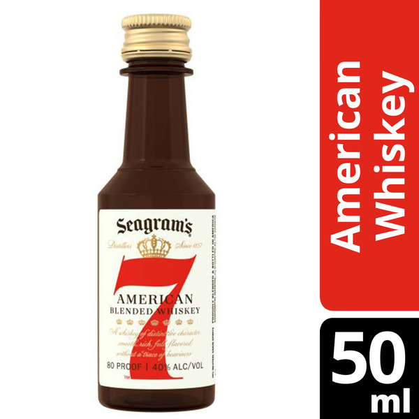 Seagram's 7 Crown American Blended Whiskey Same-Day Delivery