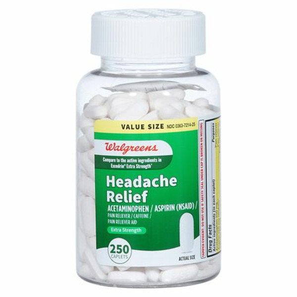 Walgreens Walgreens Extra Strength Headache Relief Caplets SameDay
