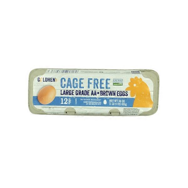 Goldhen Large Cage Free Grade Aa Eggs (12 ct) Instacart