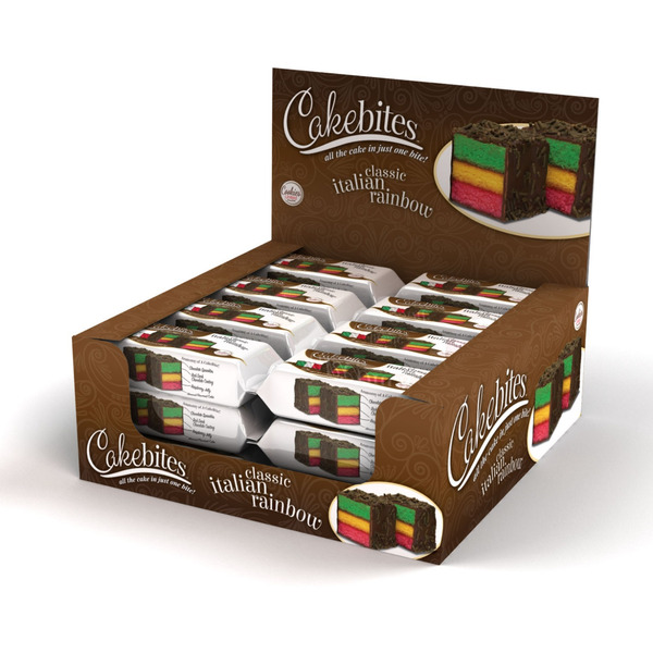 Cakebites - Classic Italian Rainbow - 4 oz