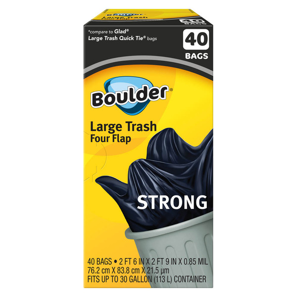 Boulder Four-Flap Trash Bags Same-Day Delivery or Pickup | ALDI