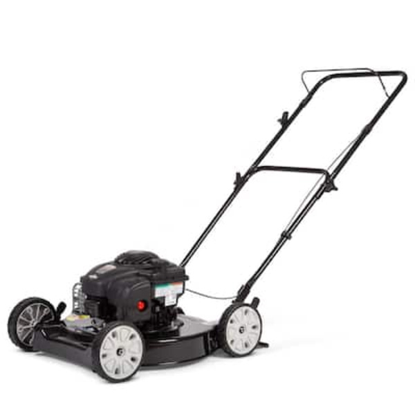 Murray 20 In. 125 Cc Briggs & Stratton Walk Behind Gas Push Lawn Mower With 4 Wheel Height Adjustment And Prime 'n Pull Start