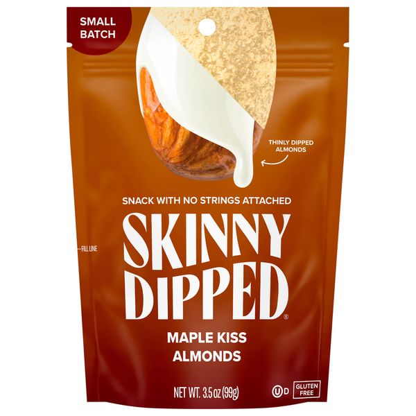 SkinnyDipped Maple Kiss Almonds