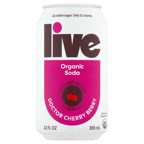 Live Doctor Cherry Berry Organic Soda Same-Day Delivery or Pickup