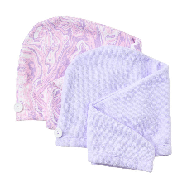 Conair Hair Towel, 8-1/2 x 4-1/8 x 1-3/4 in - Purple