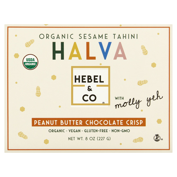 Hebel & Co Peanut Butter Chocolate Crisp Organic Sesame Tahini Halva
