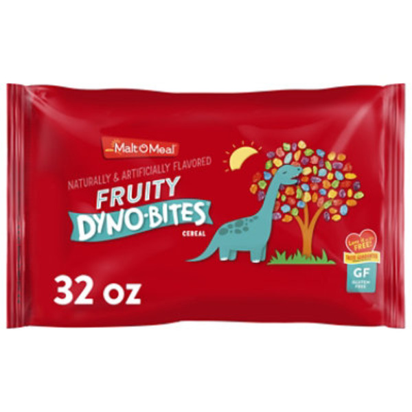 Malt-O-Meal Fruity Dyno-Bites Cereal, Gluten Free Breakfast Cereal