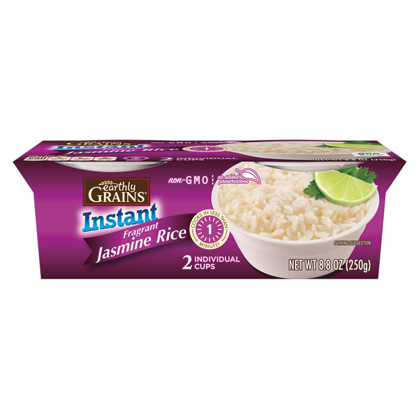 Earthly Grains Jasmine Ready to Serve Rice Cups Same-Day Delivery