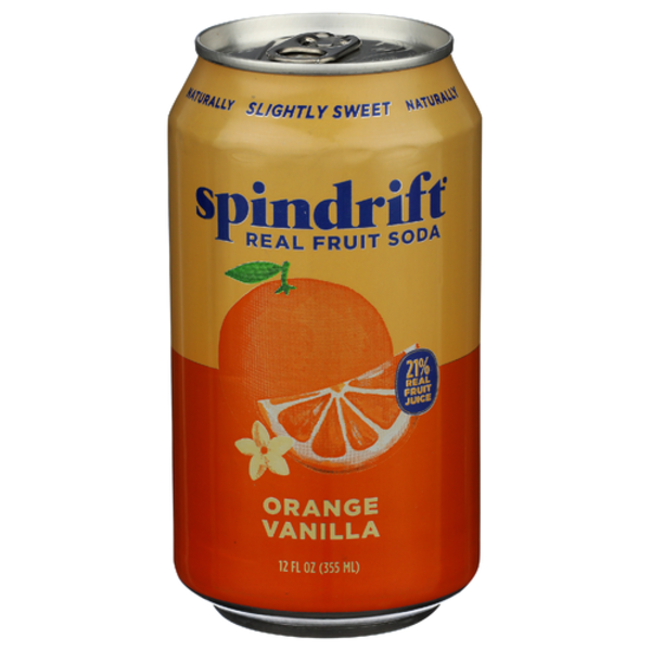 Spindrift Orange Cream Float Orange Vanilla Soda