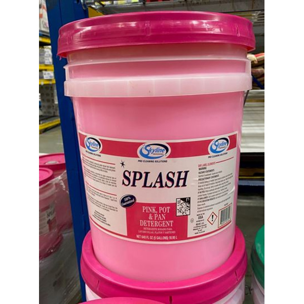 Skyline - Splash Pot & Pan Pink Dish Washing Detergent - 5 gallons