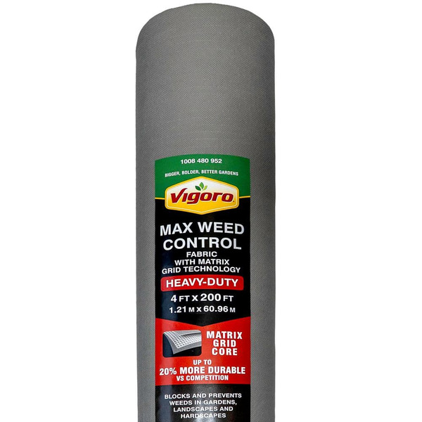 Vigoro 4 Ft. X 200 Ft. Heavy-duty Grid Landscape Fabric