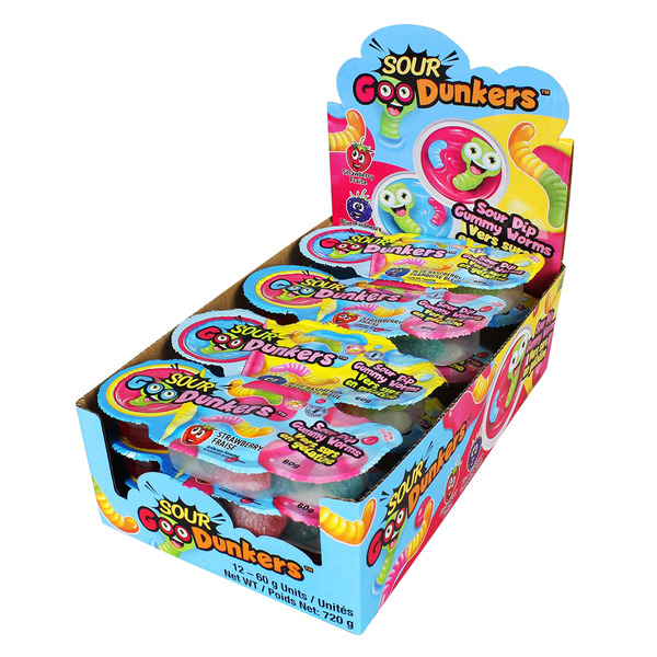 Sour Goo Dunkers Gummi Worms