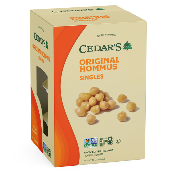 Cedar's Foods Original Hommus Singles