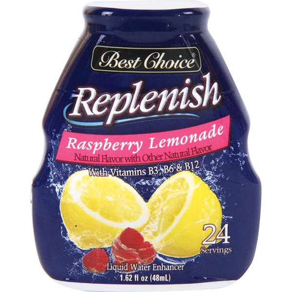 Best Choice Replenish Raspberry Lemonade Liquid Water Enhancer Mix (1.