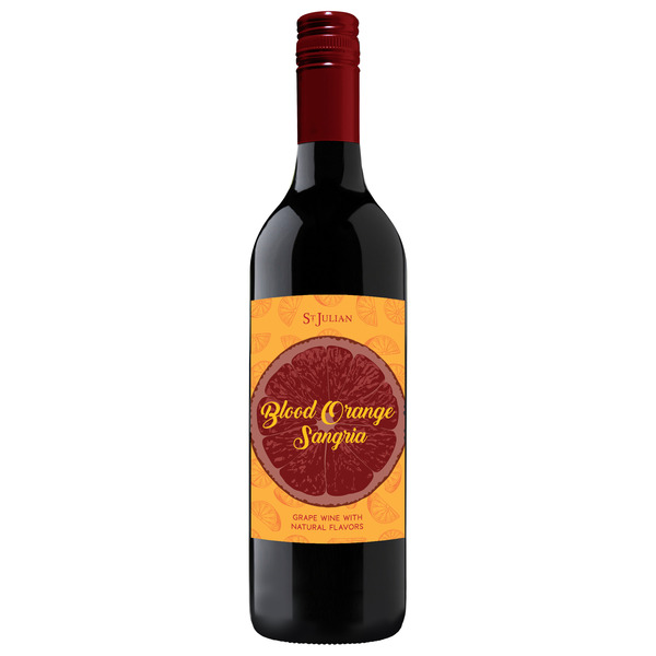 St. Julian Blood Orange Sangria, Sweet Wine Same-Day Delivery or