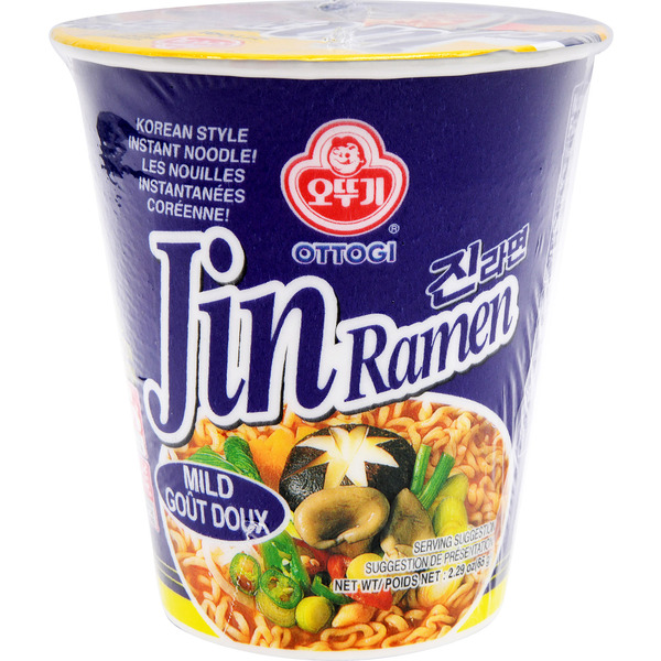 Ottogi Noodle, Instant, Asian Style, Jin Ramen (Mild)