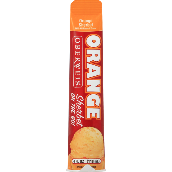 Oberweis Sherbet, Orange, On The Go! Same-Day Delivery or Pickup