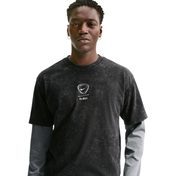 Nike Men's Sportswear Max90 No Mercy Graphic T-Shirt, L - Black