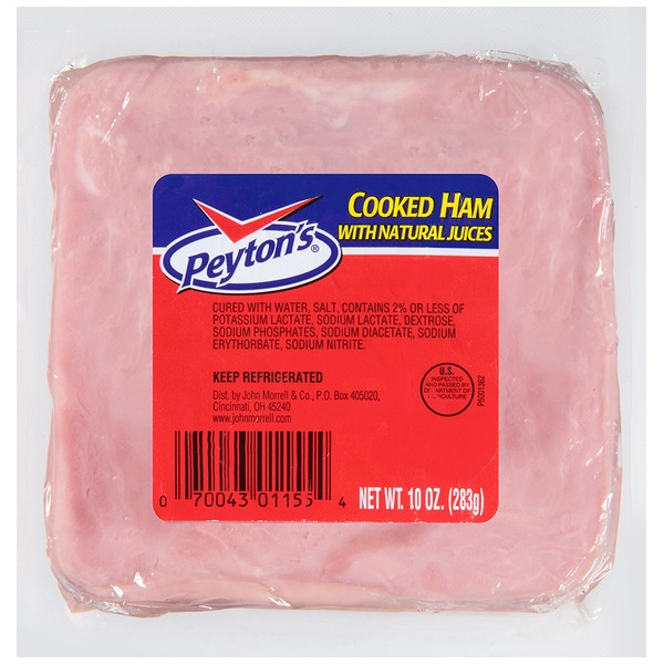 Peyton's Cooked with Natural Juices Ham (10 oz) Instacart