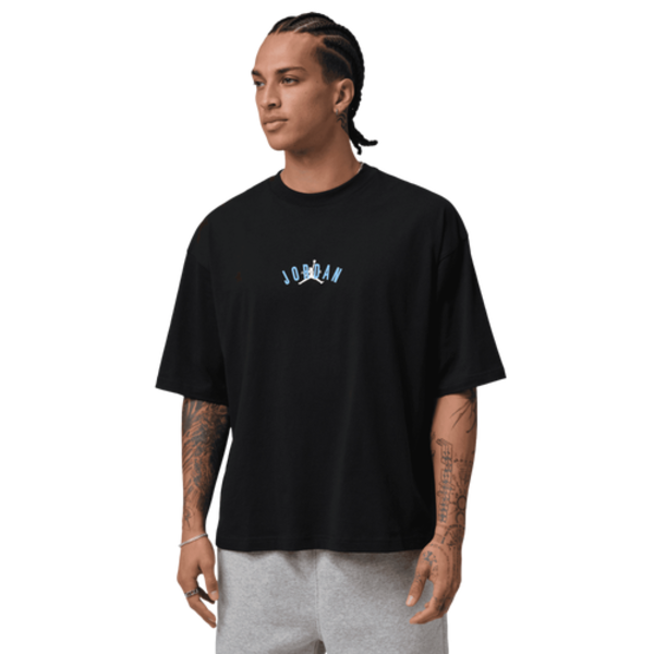 Jordan Men's Back Stretch Oversized Short Sleeve Crew - University Blue/Black