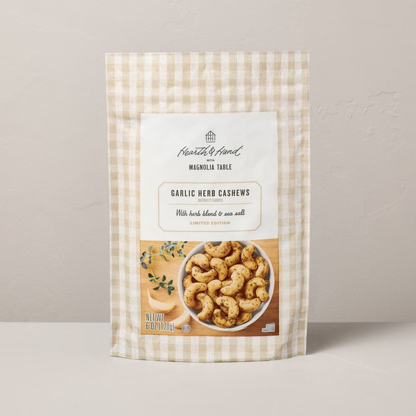 Hearth & Hand Garlic Herb Cashews