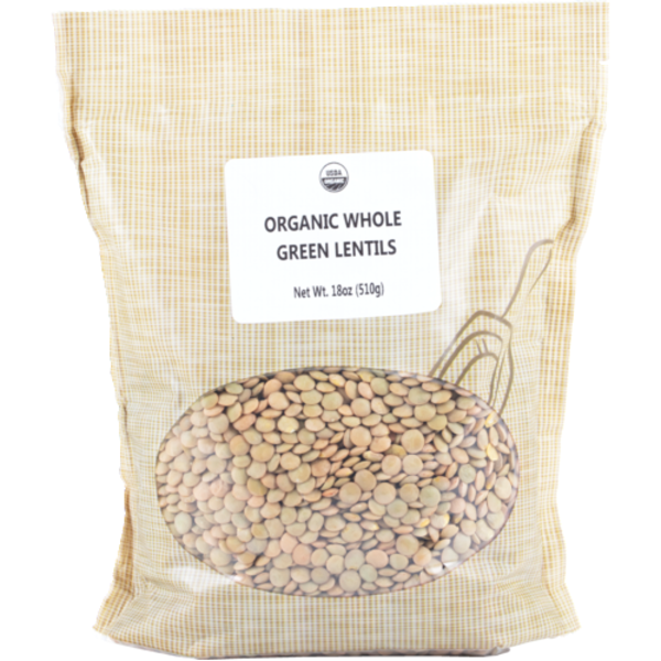 Bulk Foods Organic Green Lentils