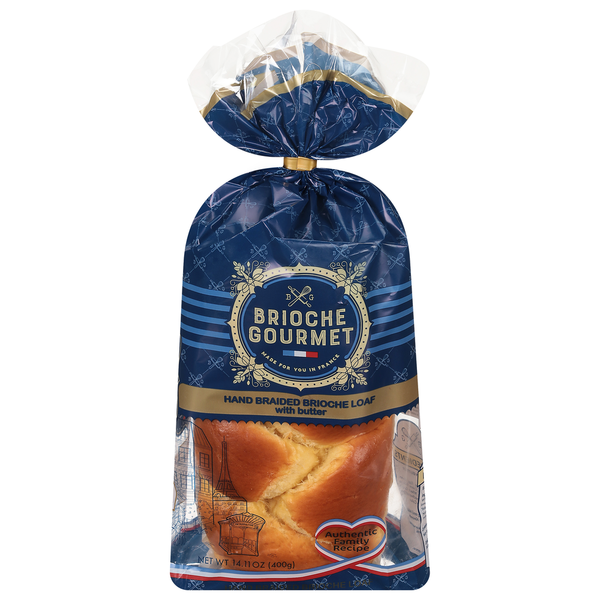 Brioche Gourmet Brioche Loaf, Hand Braided Same-Day Delivery or