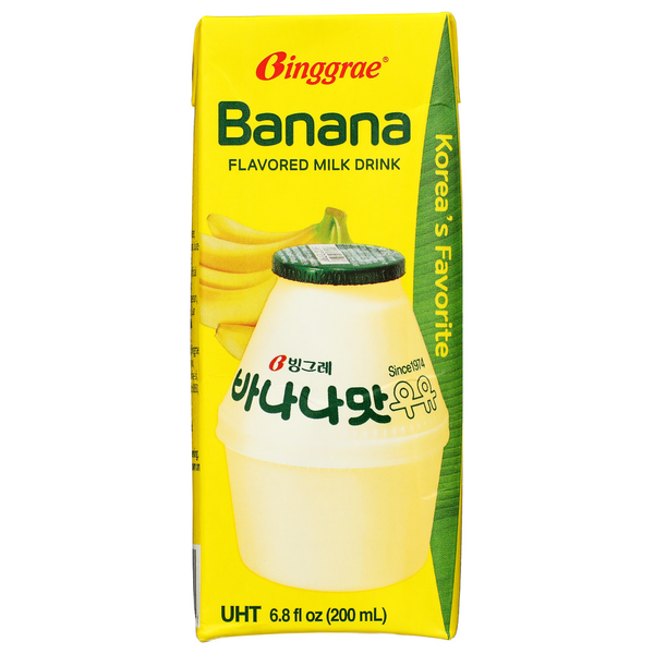 Binggrae Milk Drink Banana 6Pk Same-Day Delivery | Don Quijote
